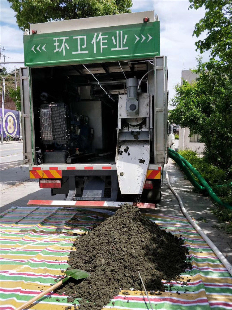 桑日淤泥干湿分离